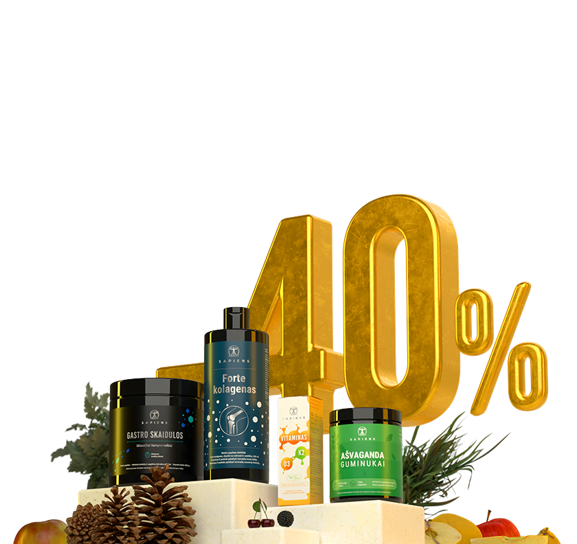 Kaupiame rudens atsargas: -40% viskam