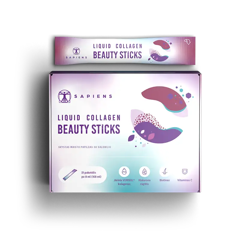 Lazdelės formos paketėliai - grožiui svarbūs komponentai viduje!