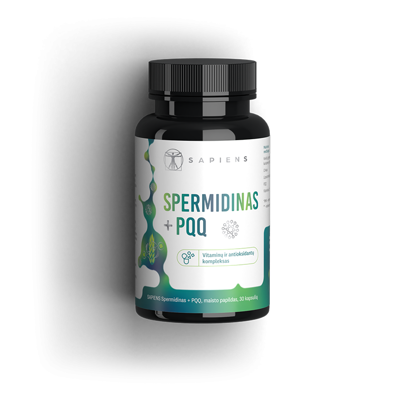 Spermidinas + PQQ
