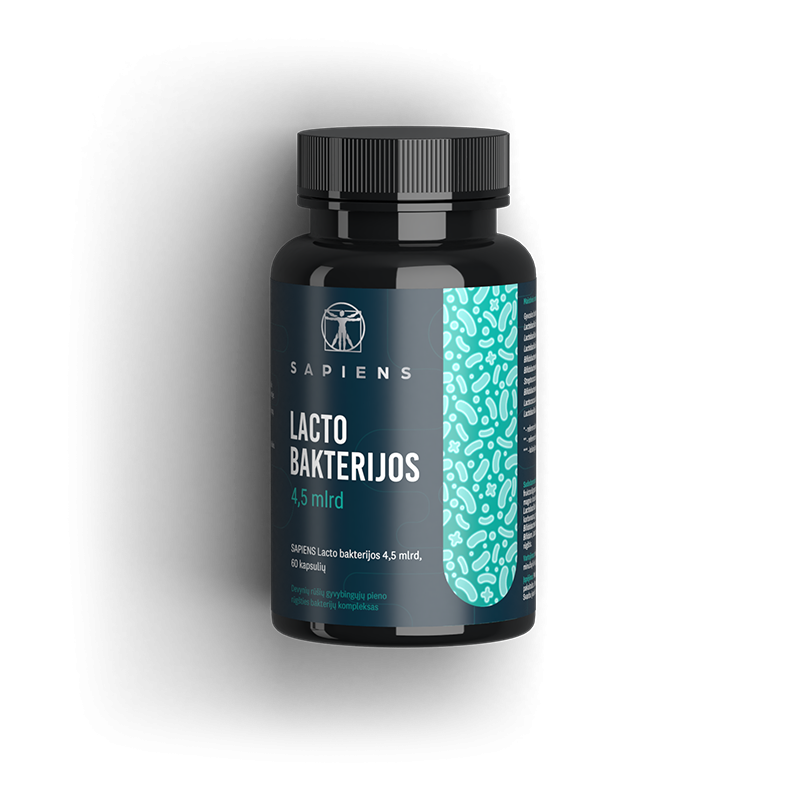 Lacto bakterijos 4,5 mlrd