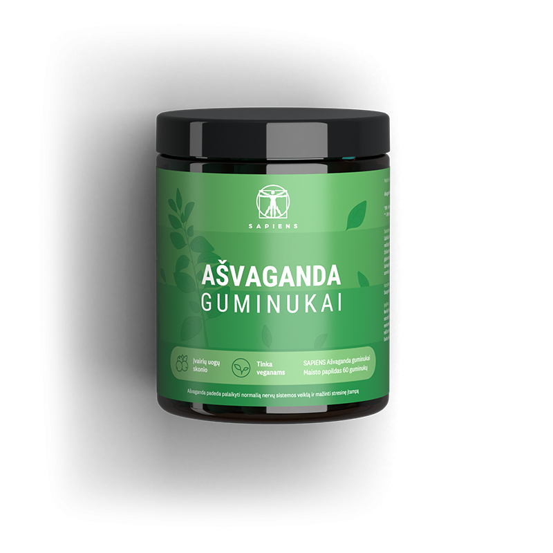 Ašvaganda guminukai