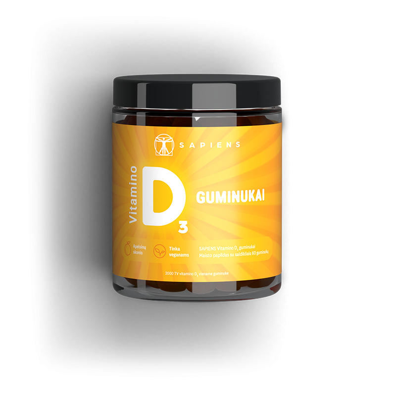 Vitamino D3 guminukai