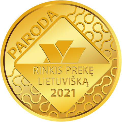 Rinkis prekę Lietuvišką aukso medalis 2021