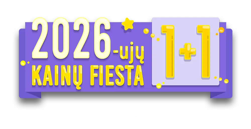 2026-ųjų kainų fiesta: 1+1