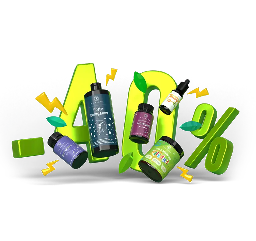 Pavasario energijos dienos: -40% viskam