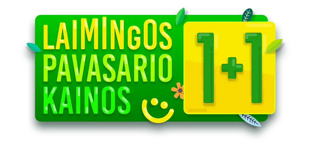 Laimingos pavasario kainos: 1+1