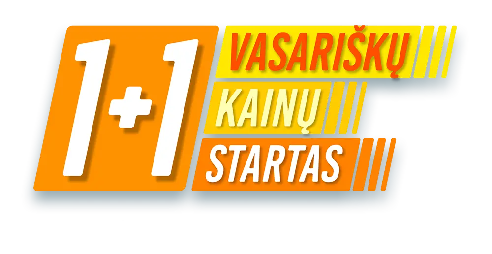 Vasariškų kainų startas: 1+1