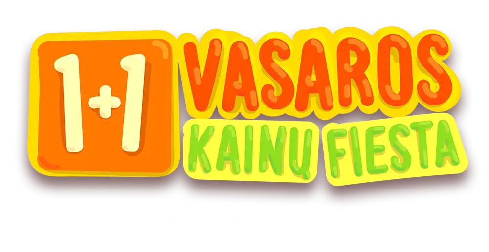 Vasaros kainų fiesta: 1+1