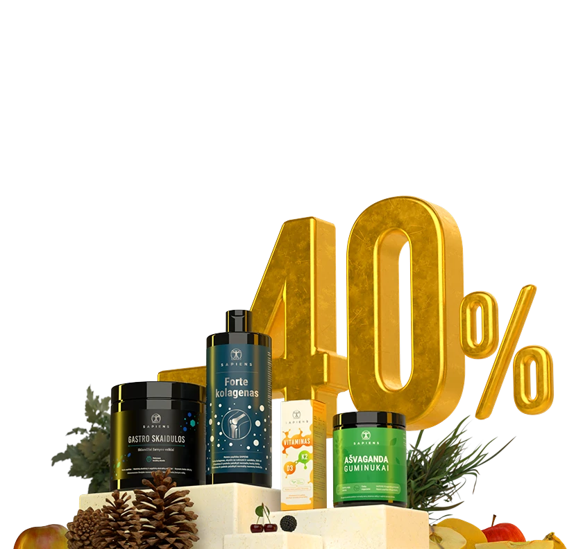 Kaupiame rudens atsargas: -40% viskam