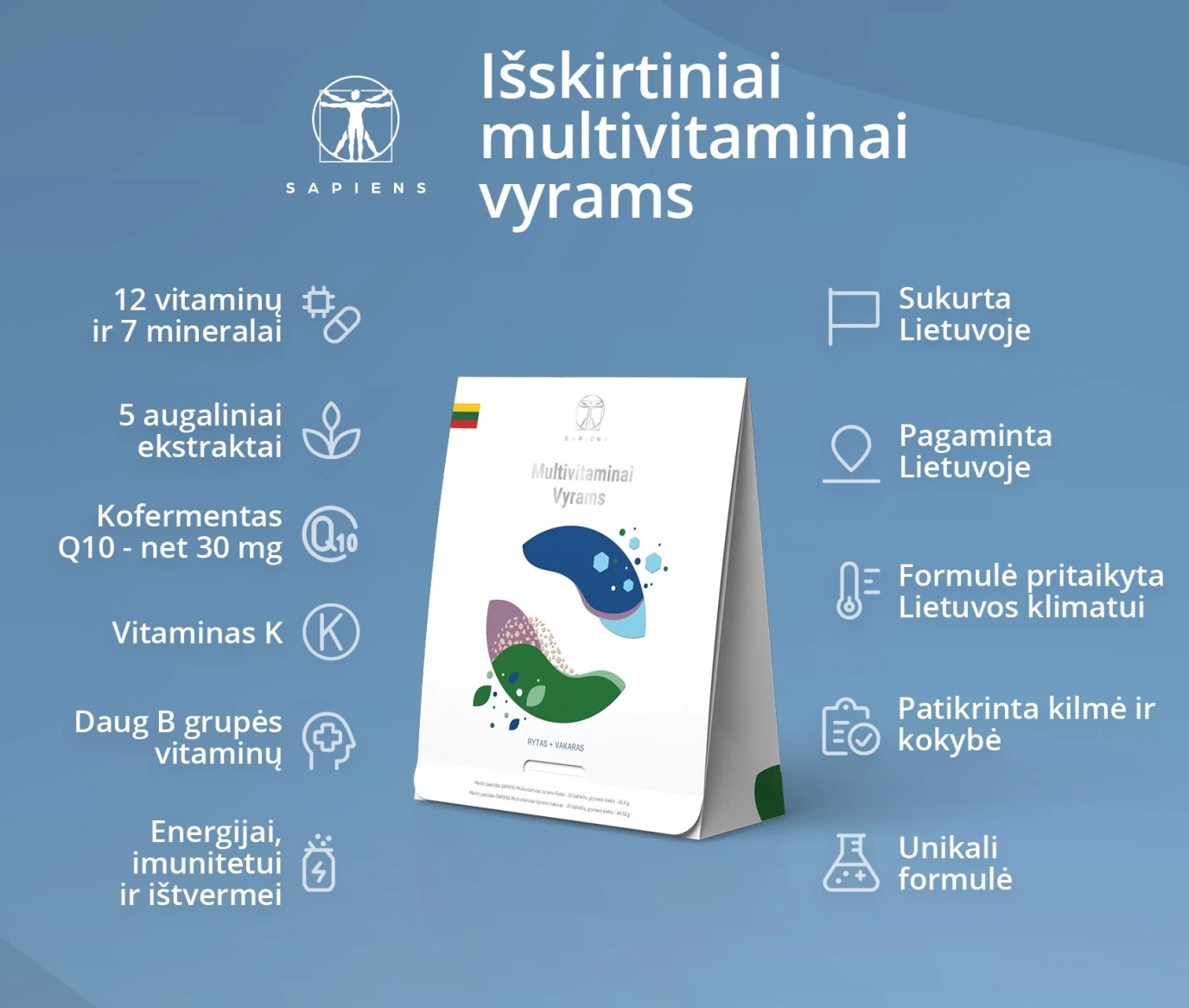 Multivitaminai vyrams - prenumerata