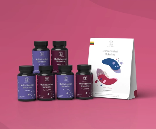 Multivitaminų Moterims x 3 Rinkinys