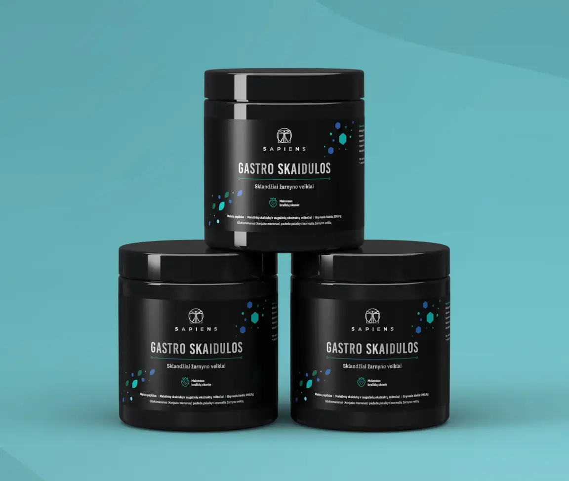 Maistinių skaidulų x 3 Rinkinys