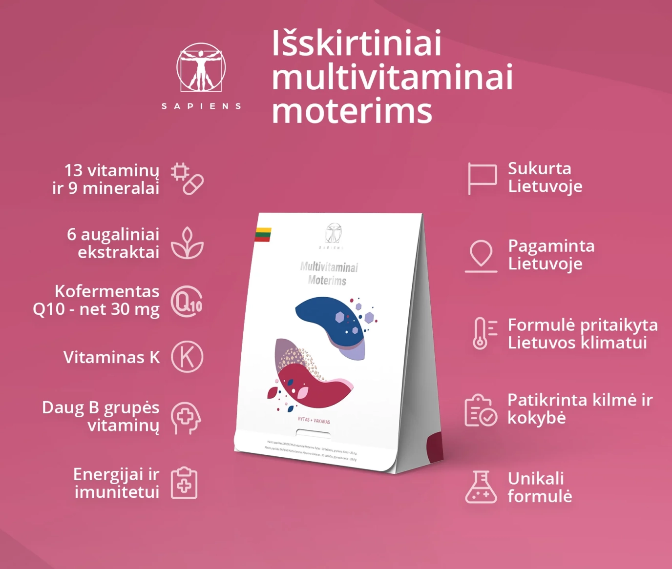 Multivitaminai Moterims