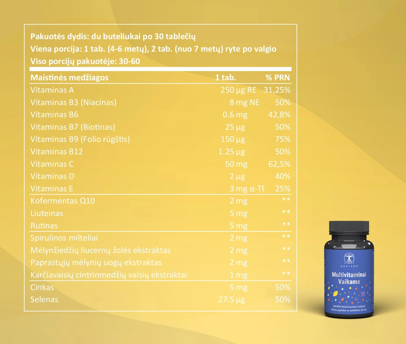 Multivitaminai Vaikams