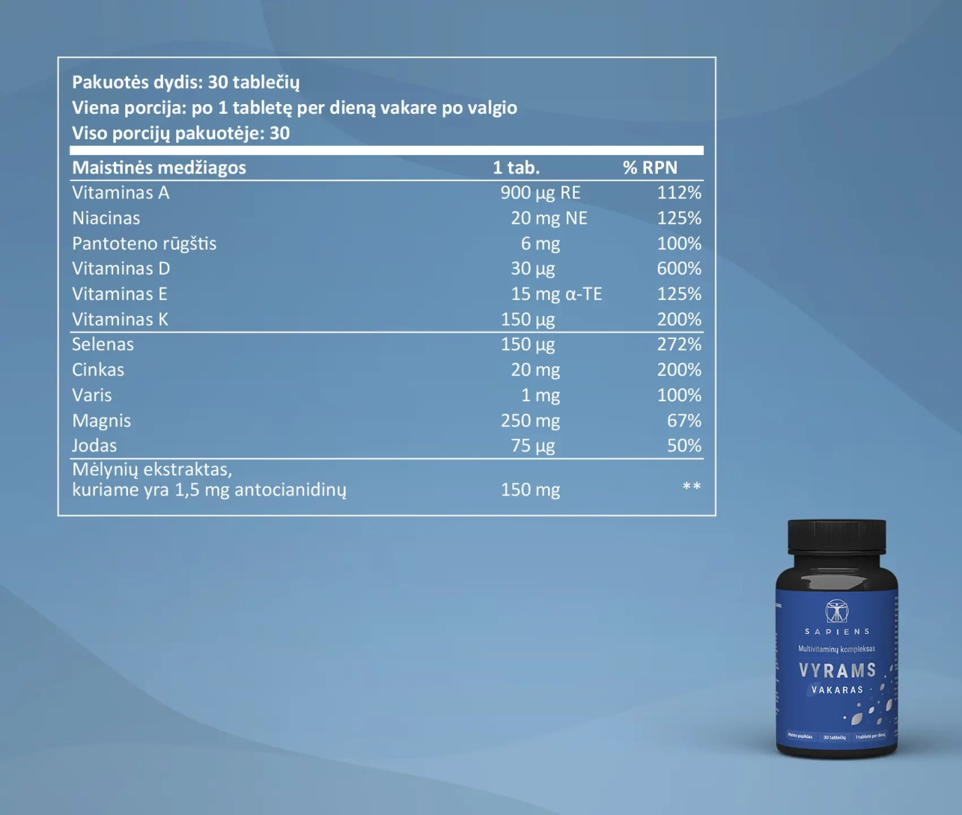 Vitaminų Rinkinys Šeimai