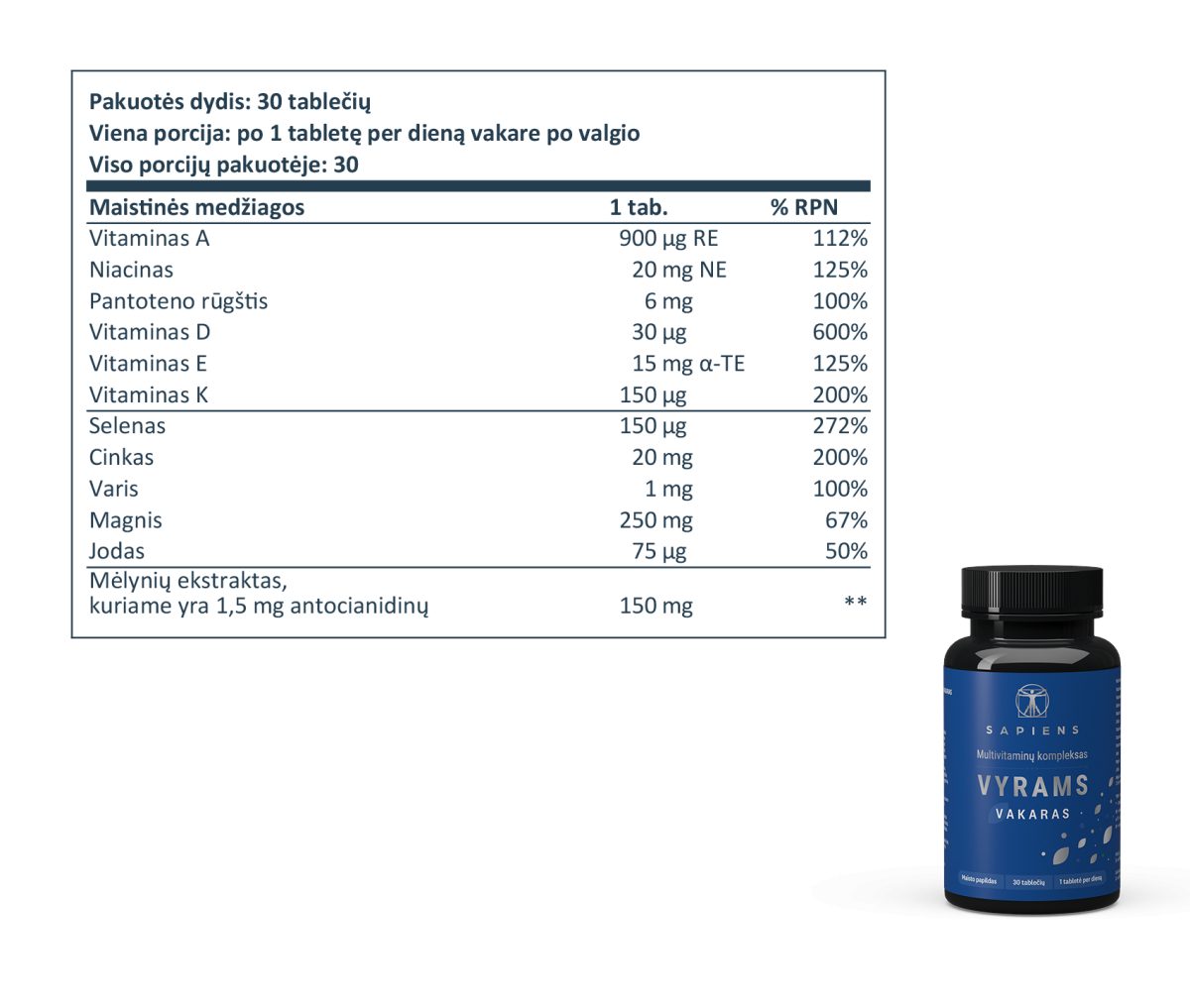 Vitaminų Rinkinys Šeimai