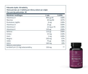 Vitaminų Rinkinys Moterims