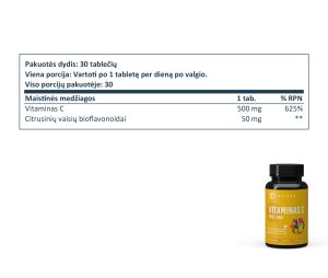 Vitaminas C PRO-LONG