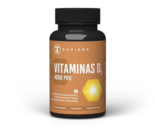 Vitaminas D3 4000 PRO