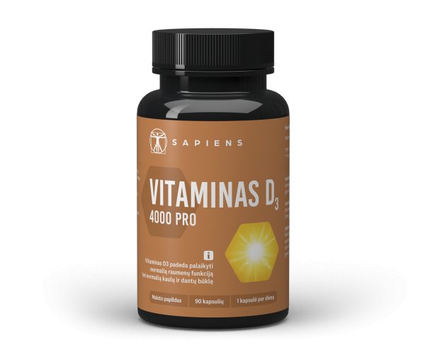 Vitaminas D3 4000 PRO