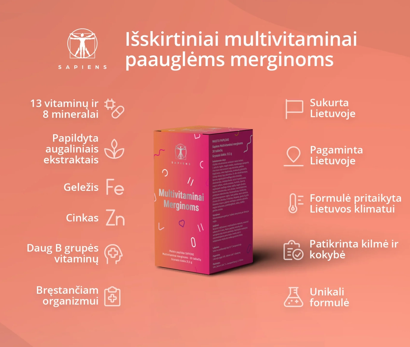 Multivitaminai merginoms