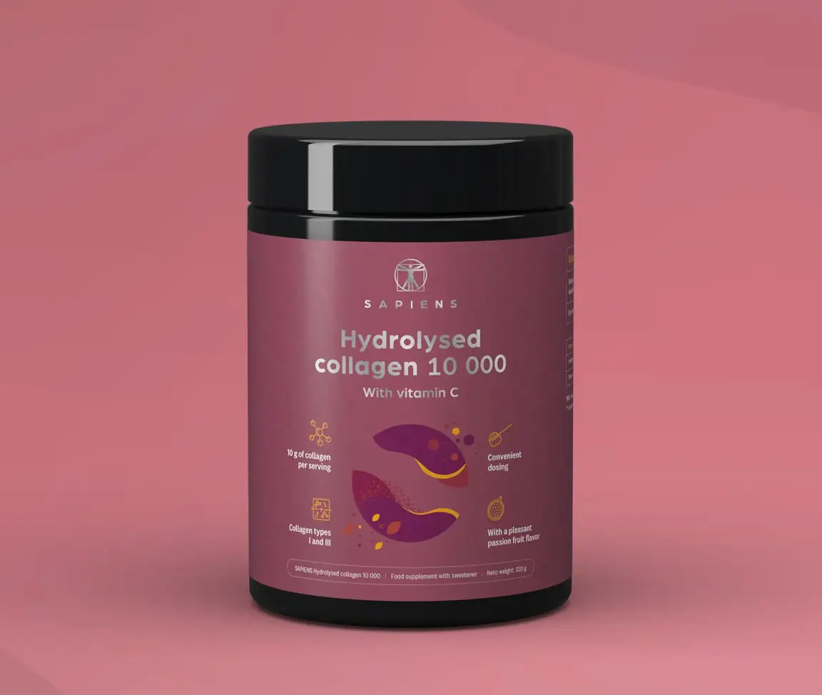 Grynas kolagenas (su vit. C)