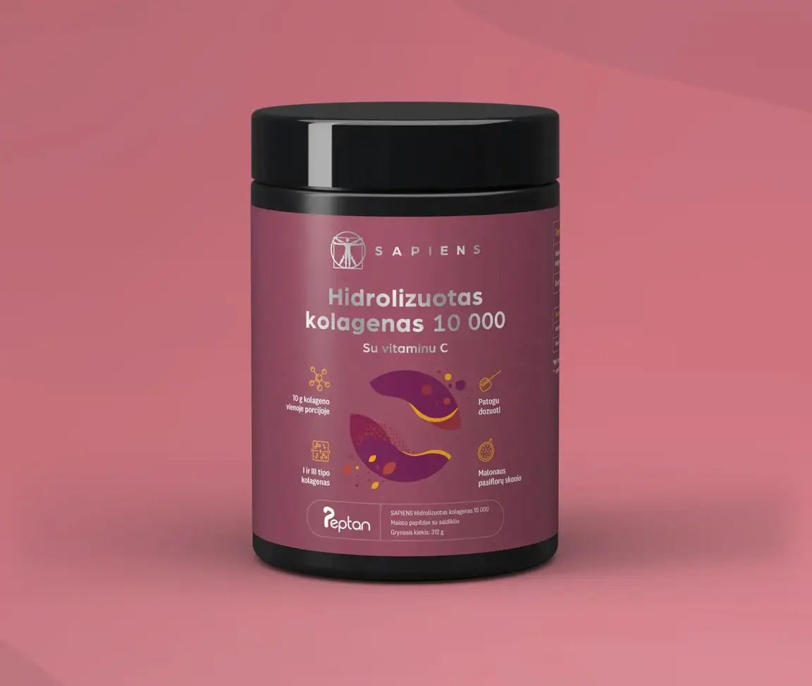 Grynas kolagenas (su vit. C)