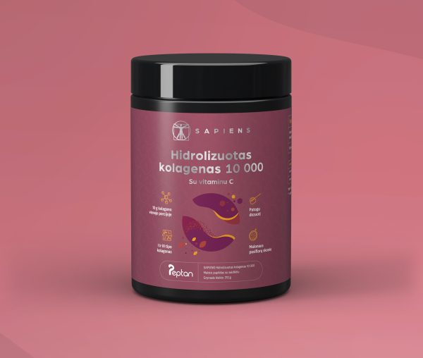 Grynas kolagenas (su vit. C)