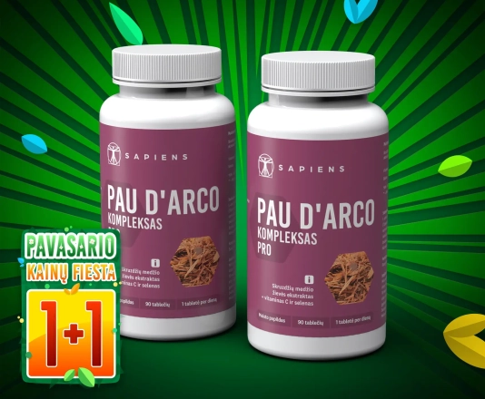 Pau D’Arco kompleksas PRO 1+1