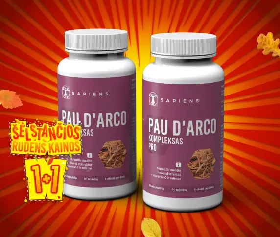 Pau D’Arco kompleksas PRO 1+1