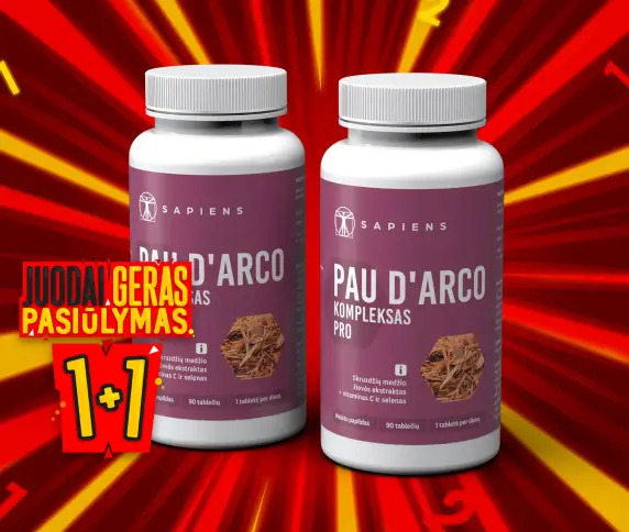 Pau D’Arco kompleksas PRO 1+1