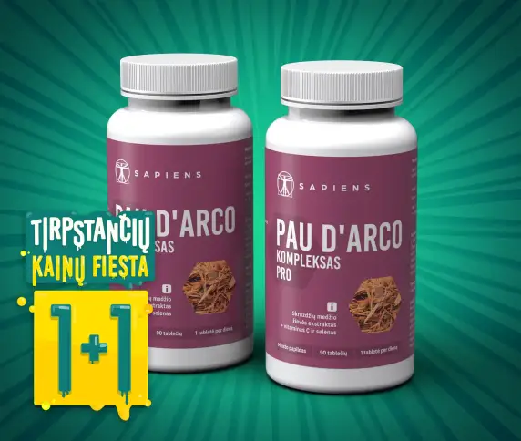 Pau D’Arco kompleksas PRO 1+1