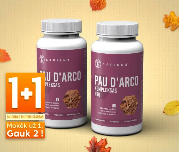 Pau D’Arco kompleksas PRO 1+1
