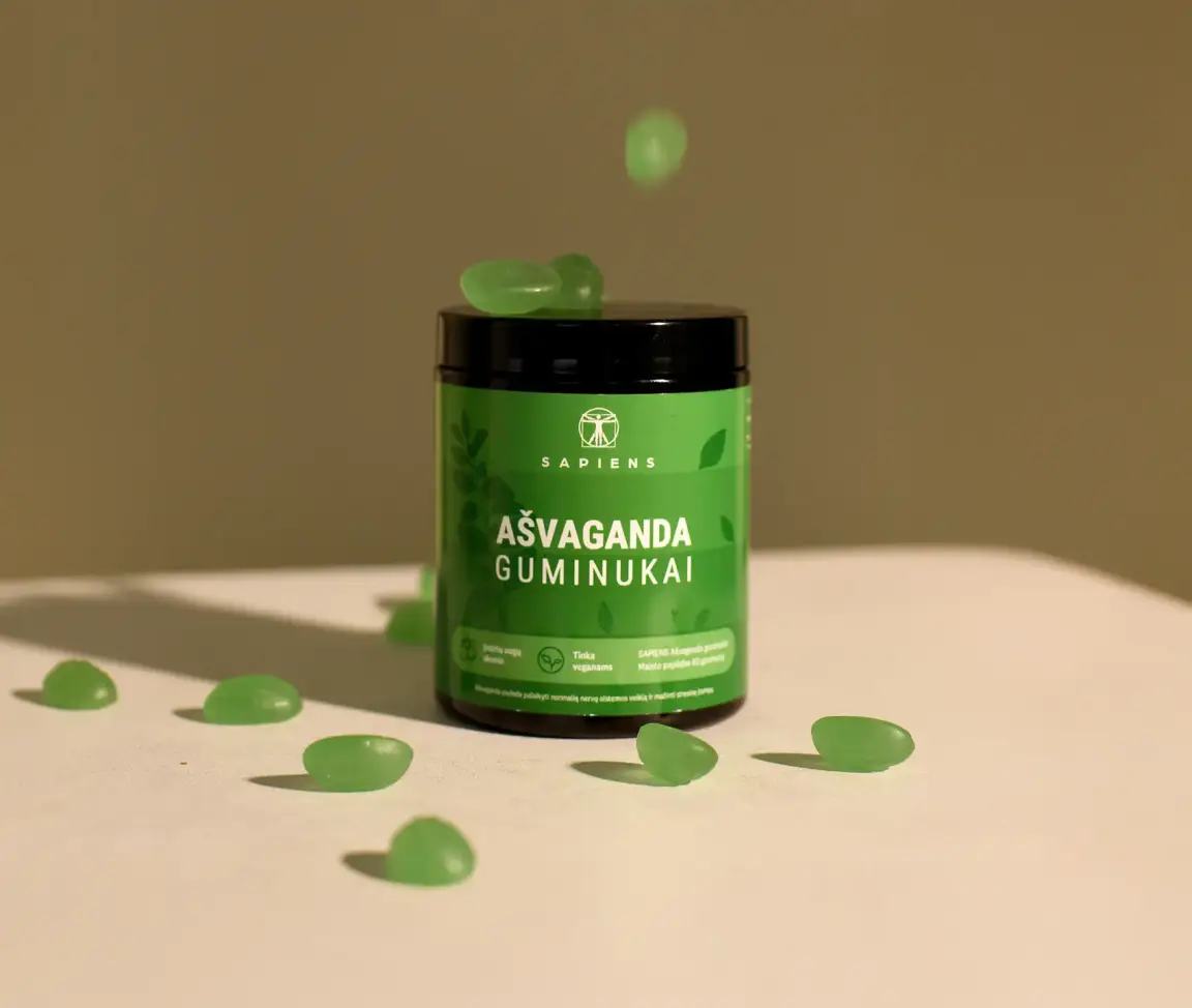 Ašvaganda guminukai