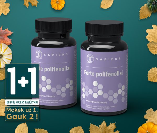 Forte Polifenoliai 1+1
