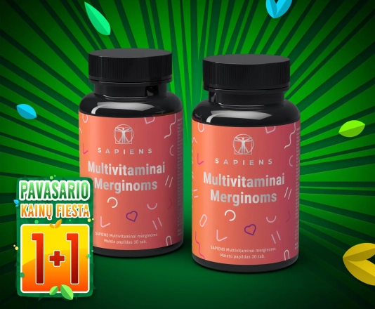Multivitaminai merginoms 1+1