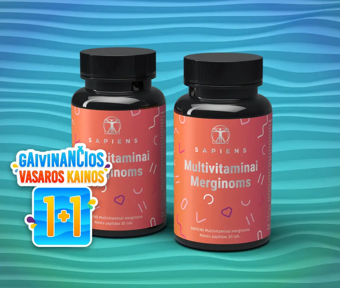 Multivitaminai merginoms 1+1