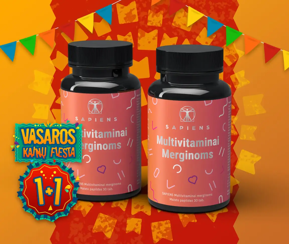 Multivitaminai merginoms 1+1