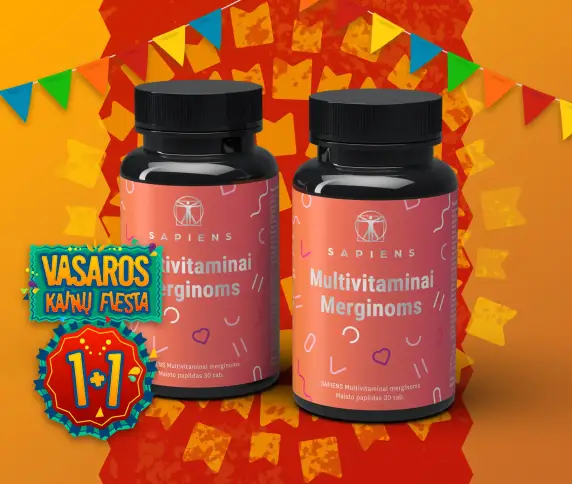 Multivitaminai merginoms 1+1