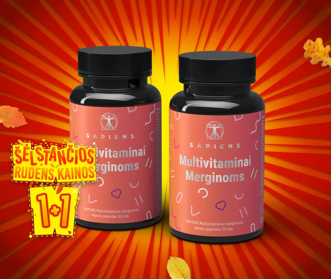 Multivitaminai merginoms 1+1