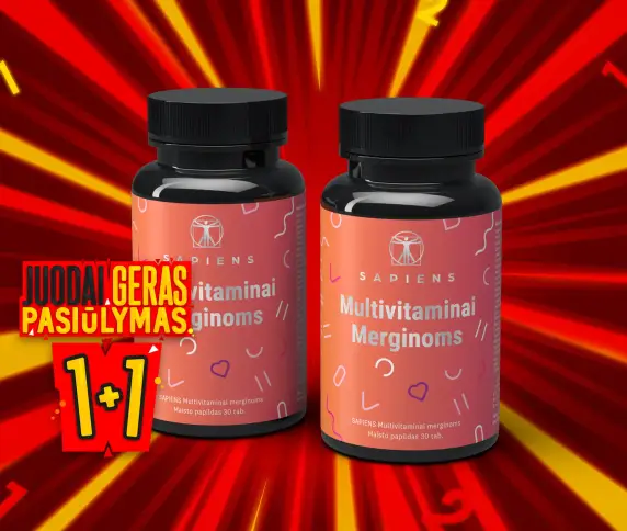 Multivitaminai merginoms 1+1