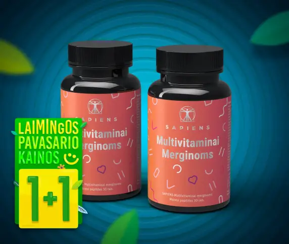 Multivitaminai merginoms 1+1