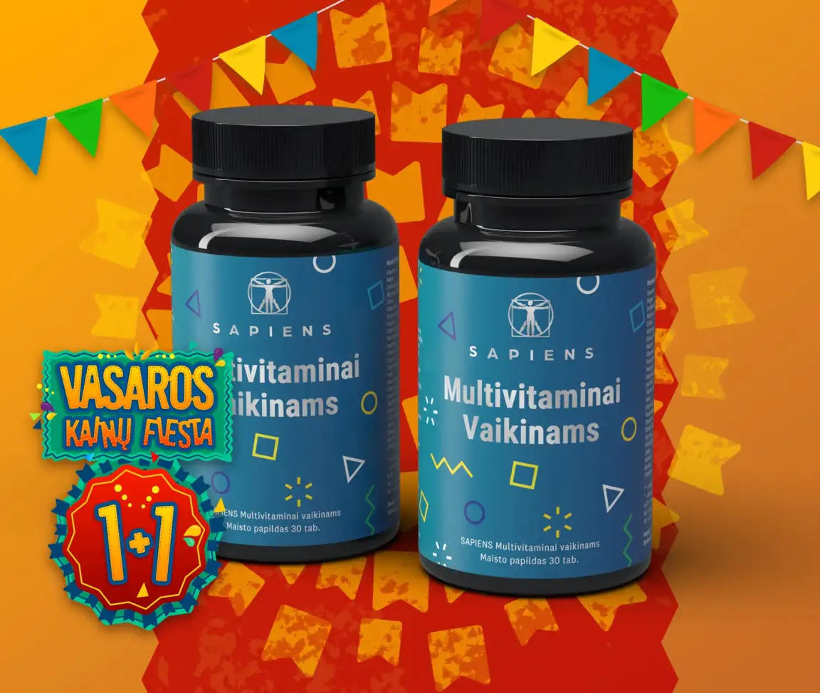 Multivitaminai vaikinams 1+1