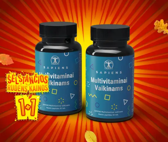 Multivitaminai vaikinams 1+1