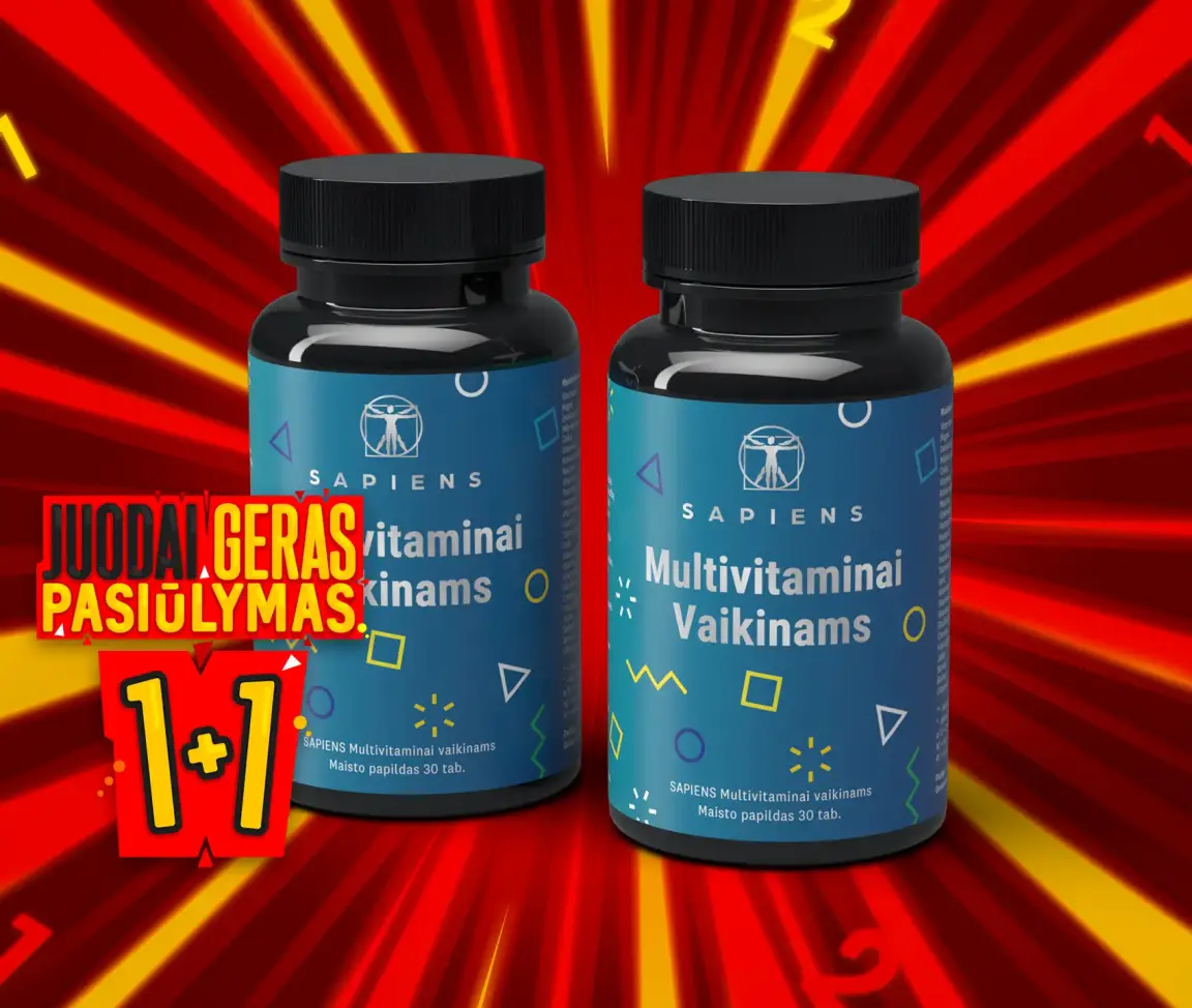 Multivitaminai vaikinams 1+1