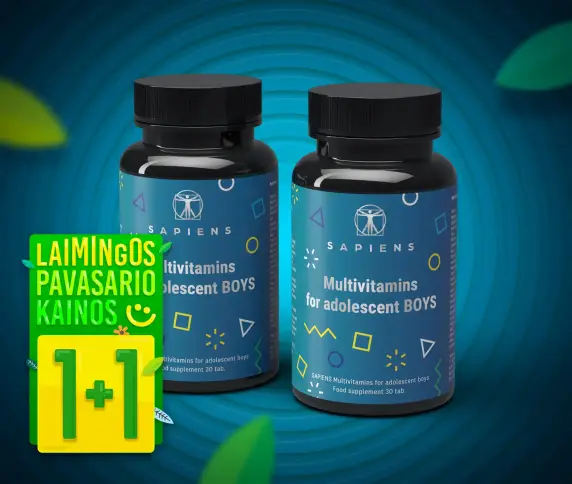 Multivitaminai vaikinams 1+1