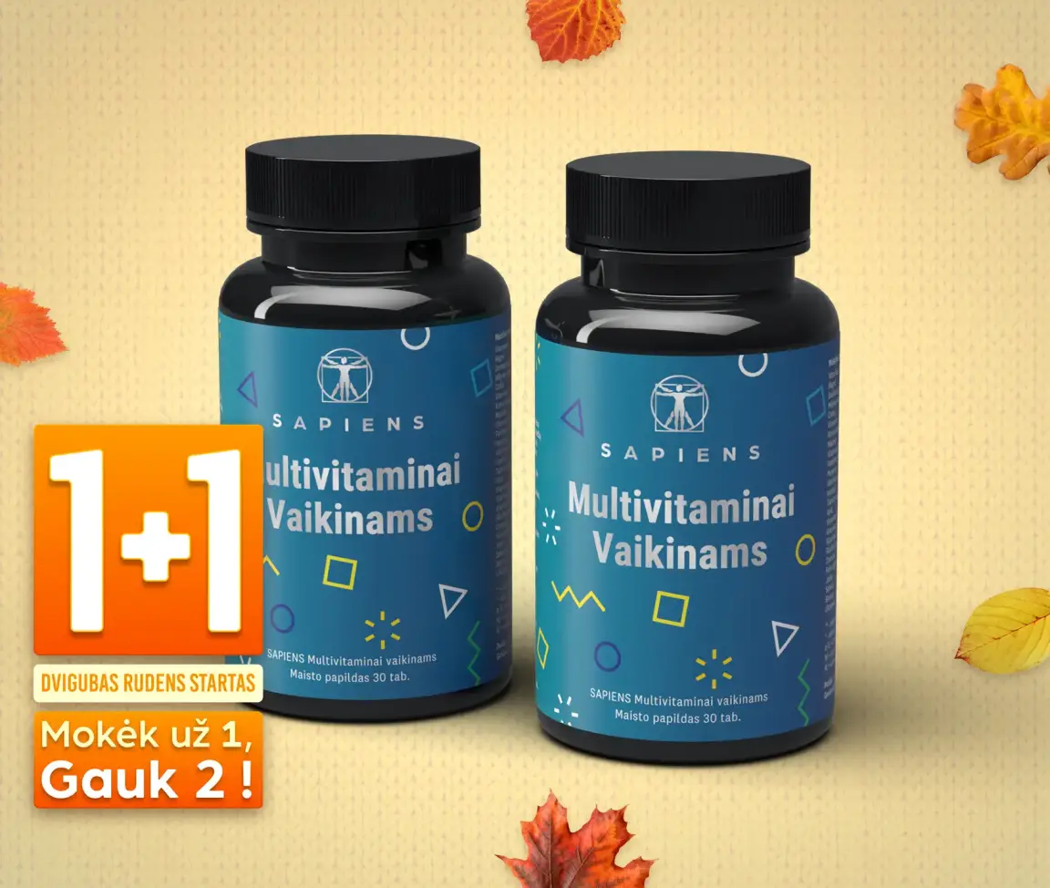Multivitaminai vaikinams 1+1