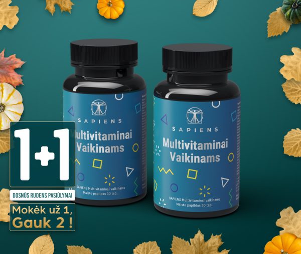 Multivitaminai vaikinams 1+1