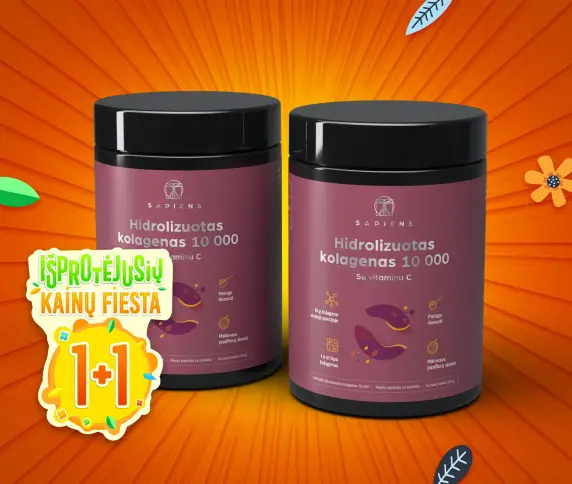 Grynas kolagenas (su vit. C) 1+1