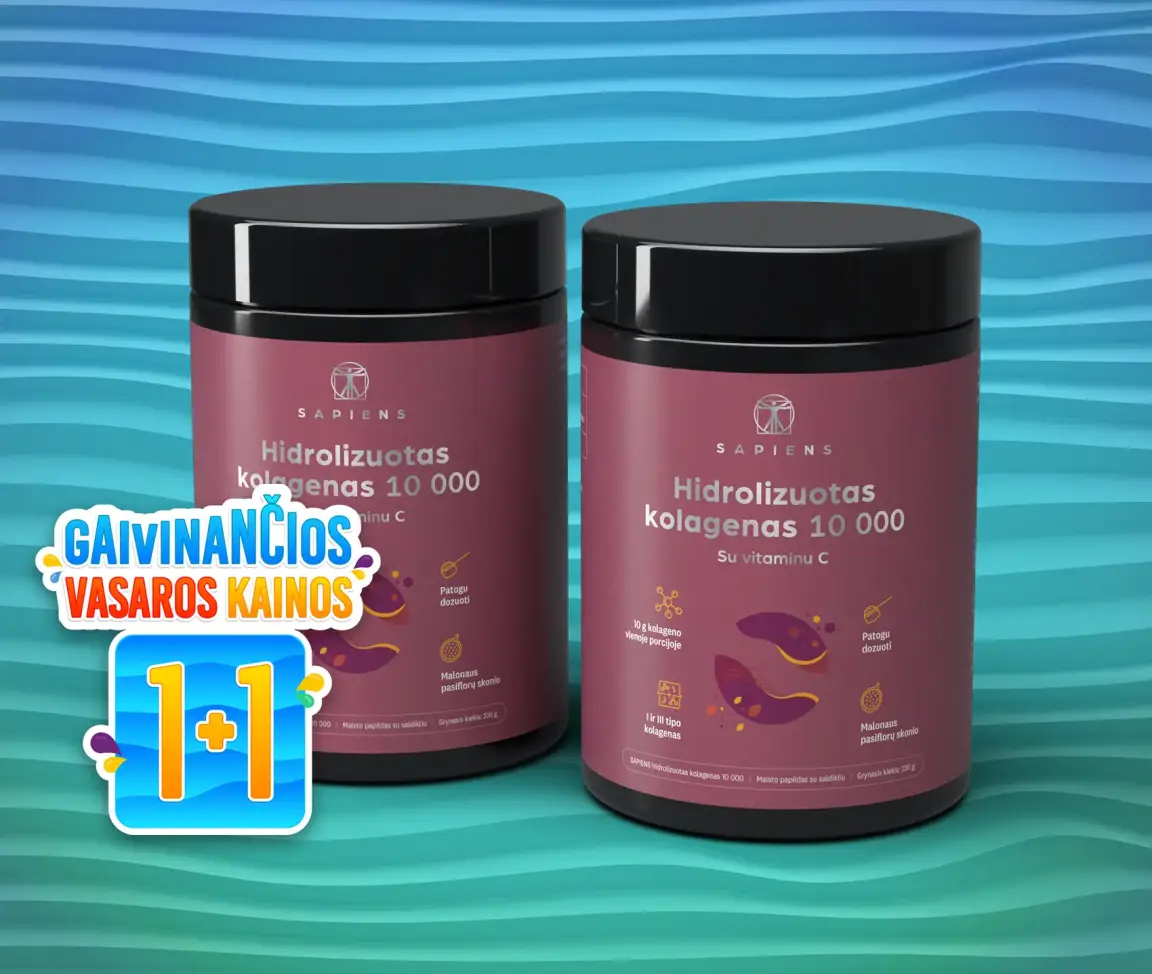 Grynas kolagenas (su vit. C) 1+1